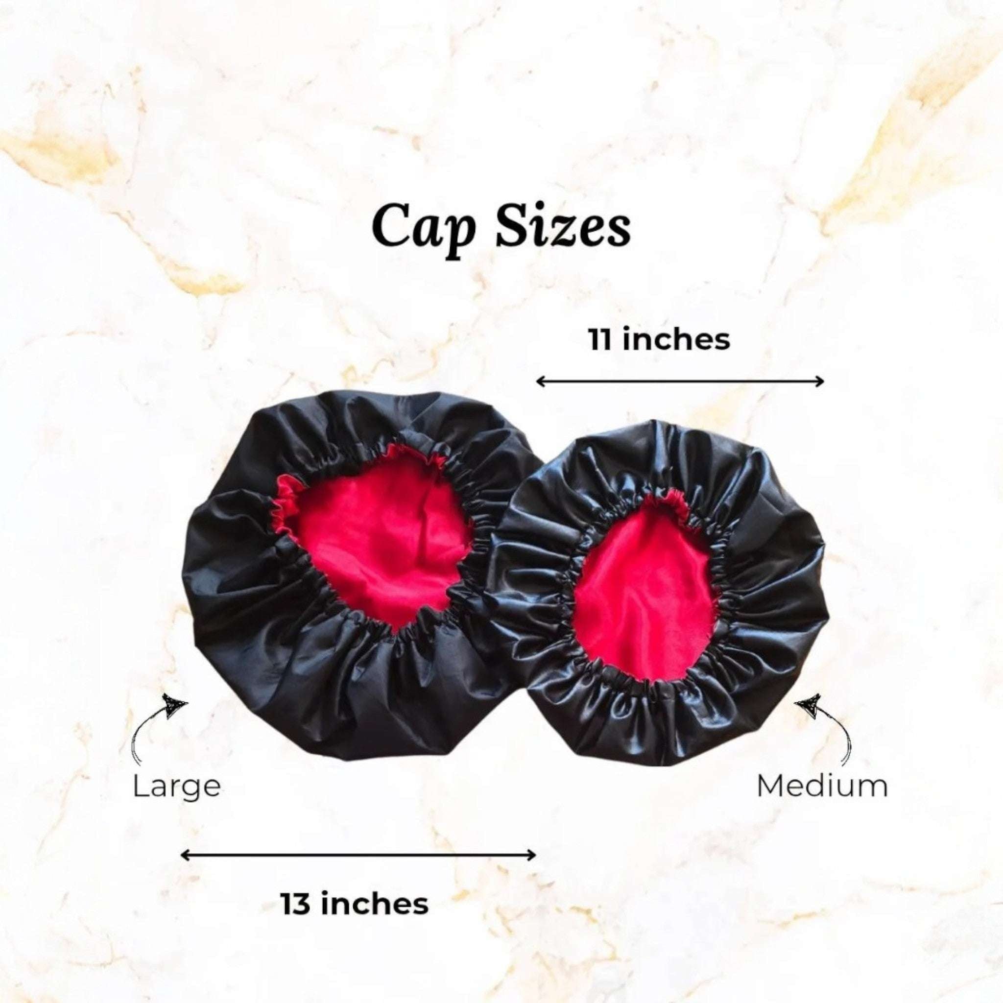 Satin Shower Cap - Waterproof Hair Protection | Couronne Par Elle - Couronne Par Elle