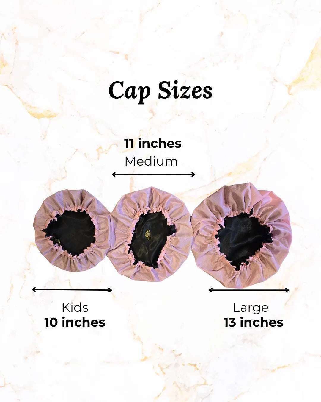 Satin Shower Cap - Waterproof Hair Protection | Couronne Par Elle - Couronne Par Elle
