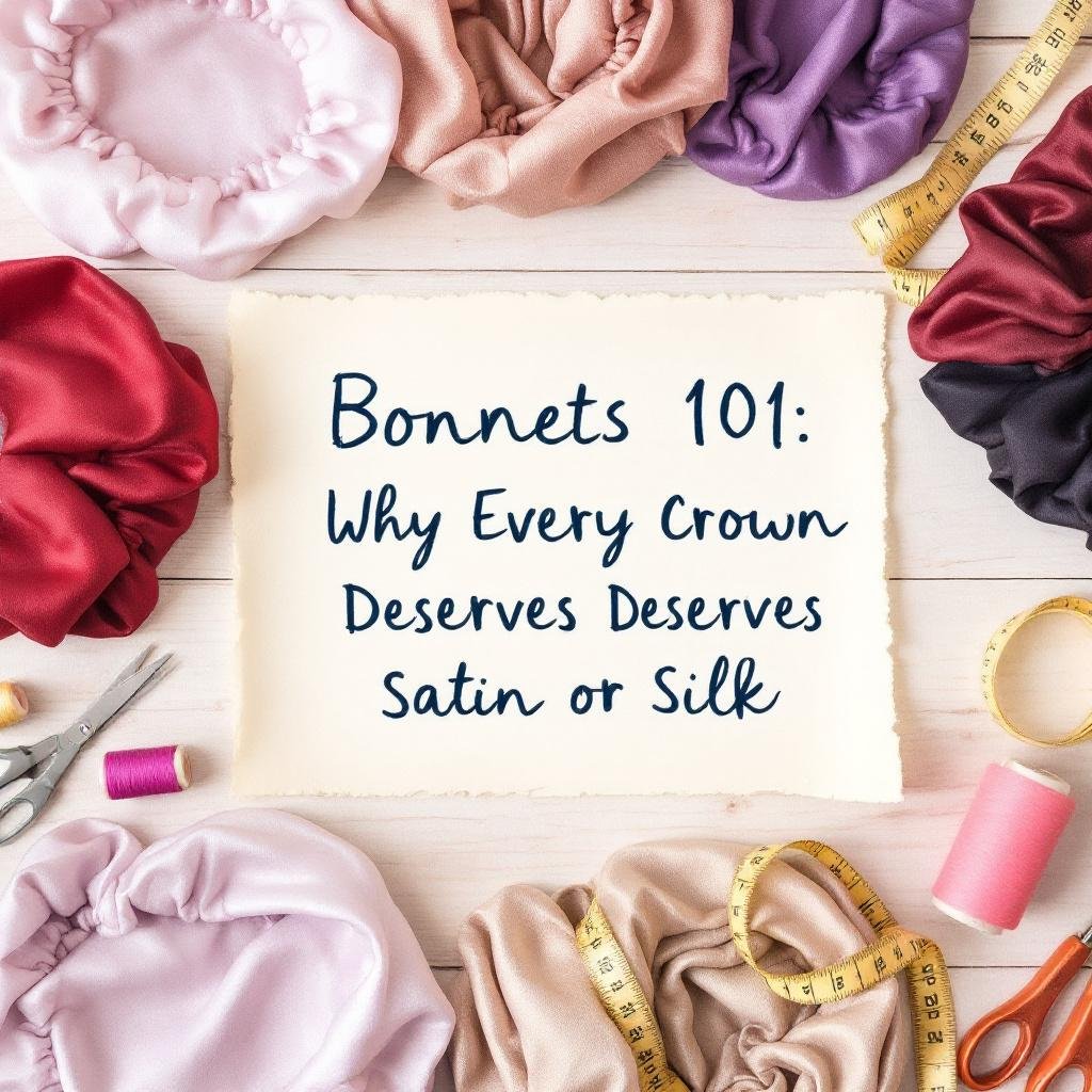 Satin vs Silk Bonnets: Complete Guide for Natural Hair Protection - Couronne Par Elle