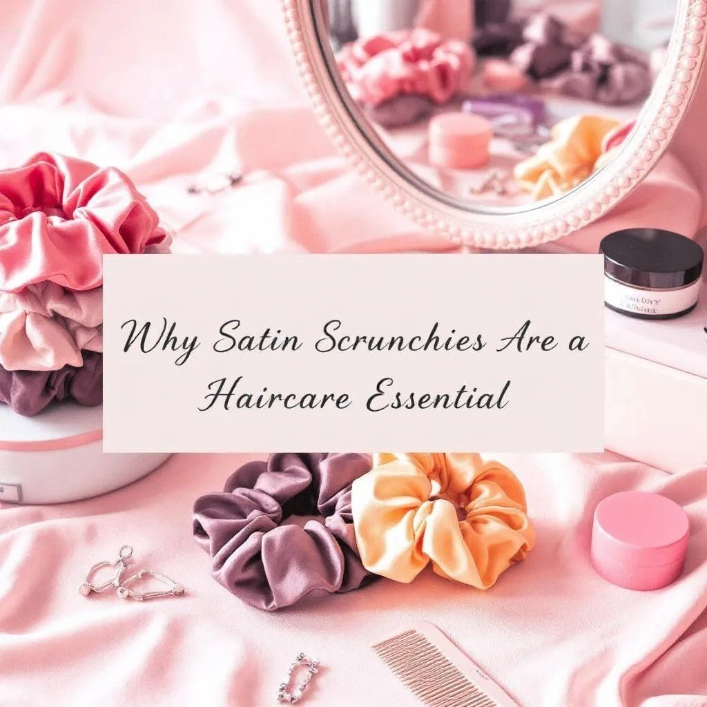 Top 5 Reasons Satin Scrunchies Are Essential for Natural Hair Care - Couronne Par Elle