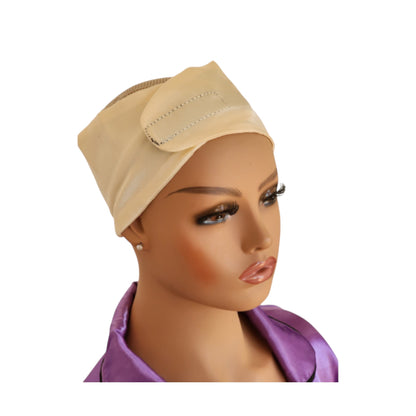 Adult Satin Edge Wrap (19 - 26in) - Adjustable Hair Protection | Couronne Par Elle - Couronne Par Elle