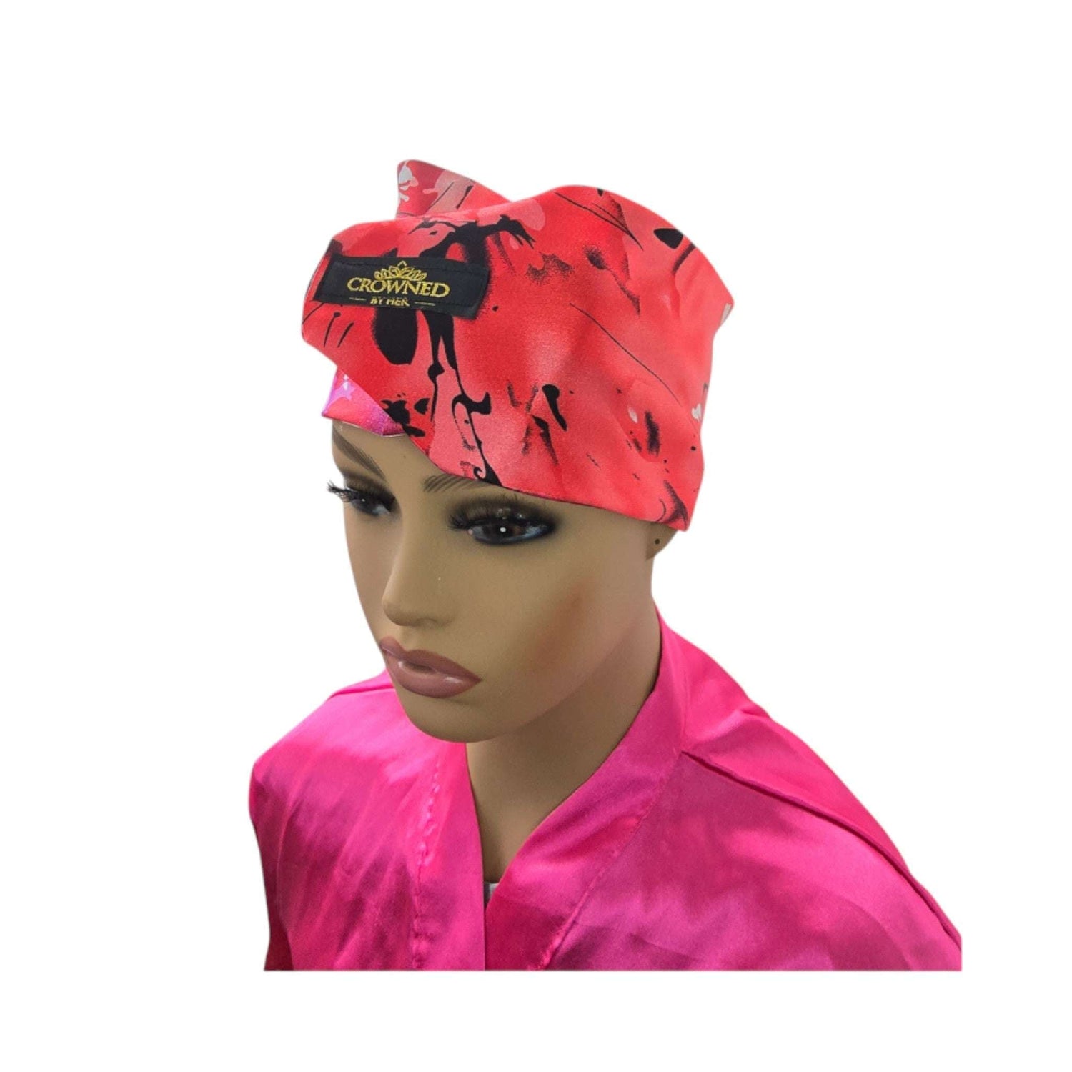 Adult Satin Edge Wrap (19 - 26in) - Adjustable Hair Protection | Couronne Par Elle - Couronne Par Elle