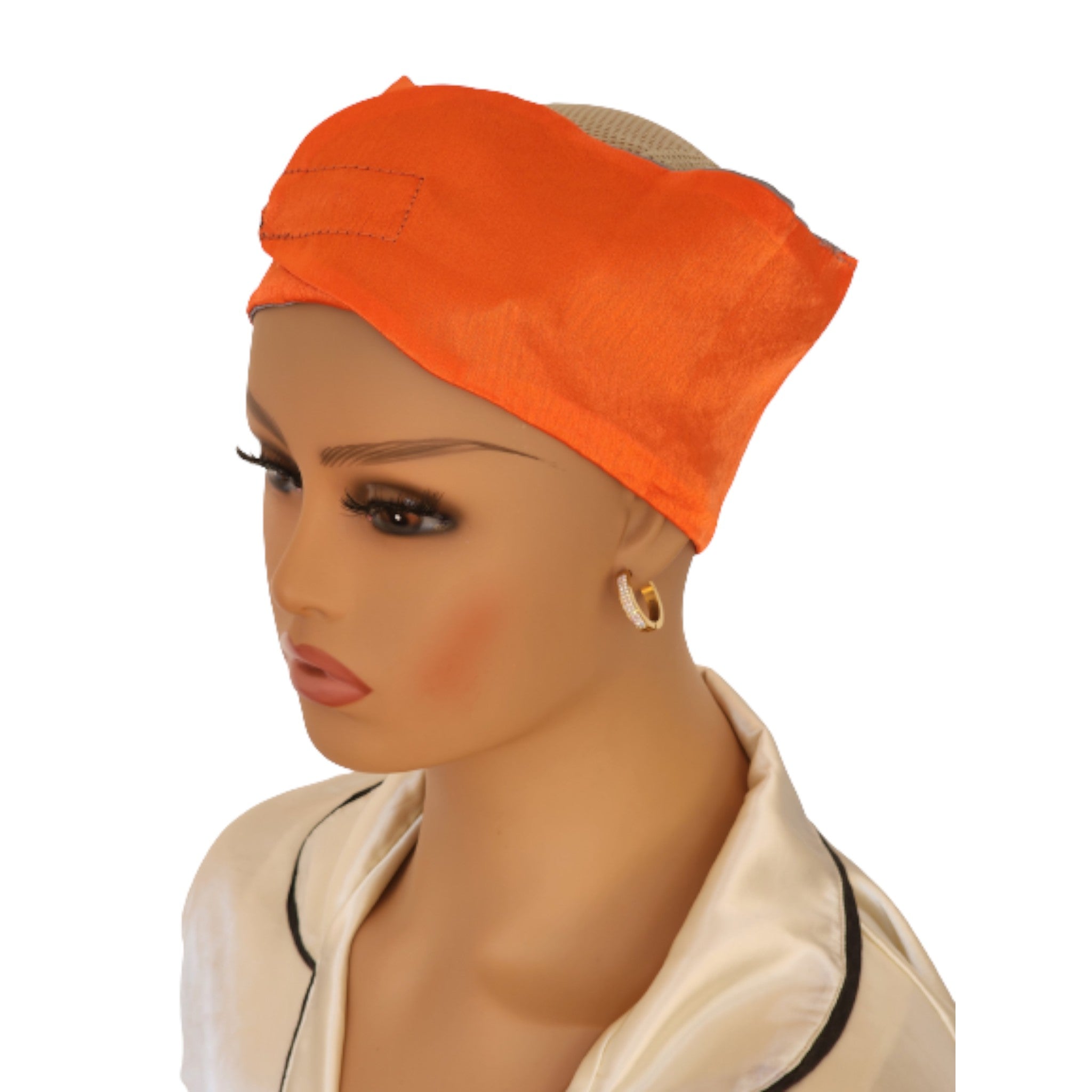 Adult Satin Edge Wrap (19 - 26in) - Adjustable Hair Protection | Couronne Par Elle - Couronne Par Elle