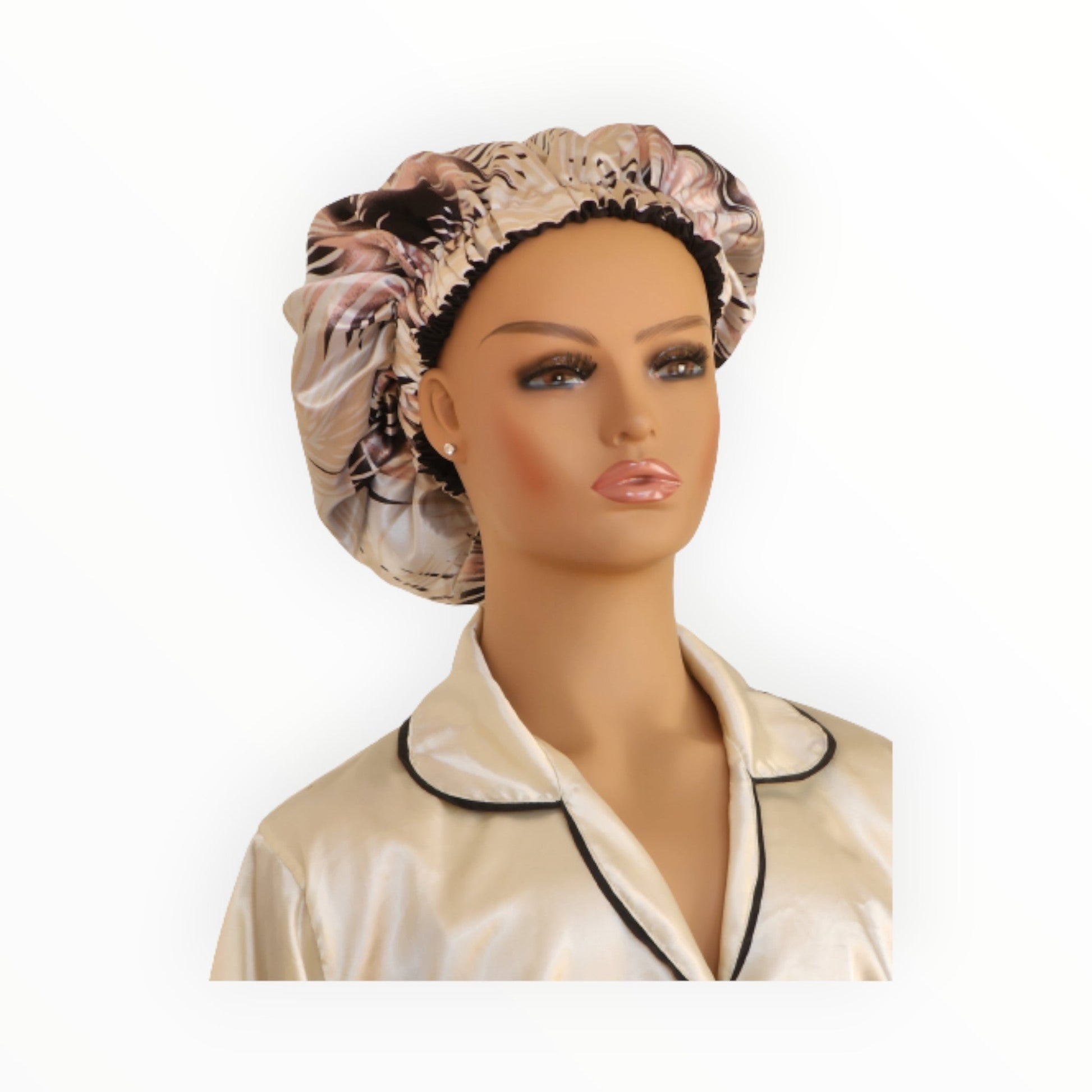 Luxe Handmade Reversible Satin Bonnet - Couronne Par Elle