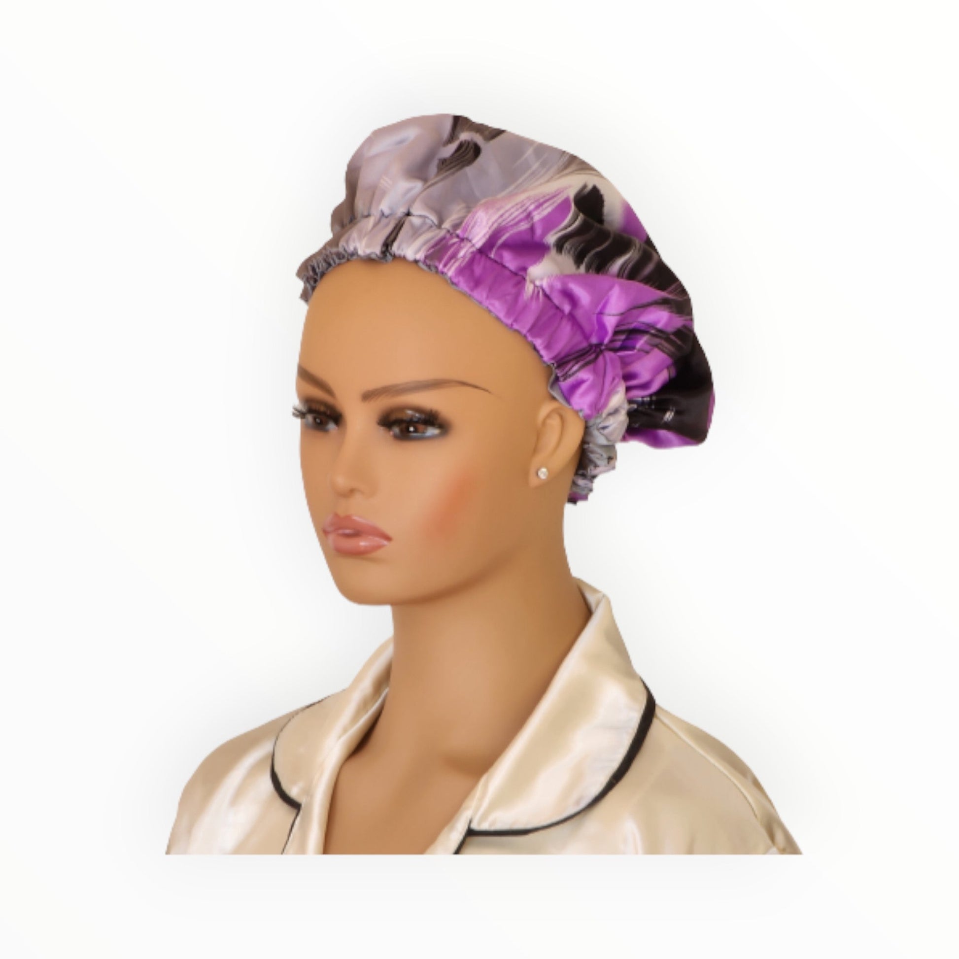 Luxe Handmade Reversible Satin Bonnet - Couronne Par Elle