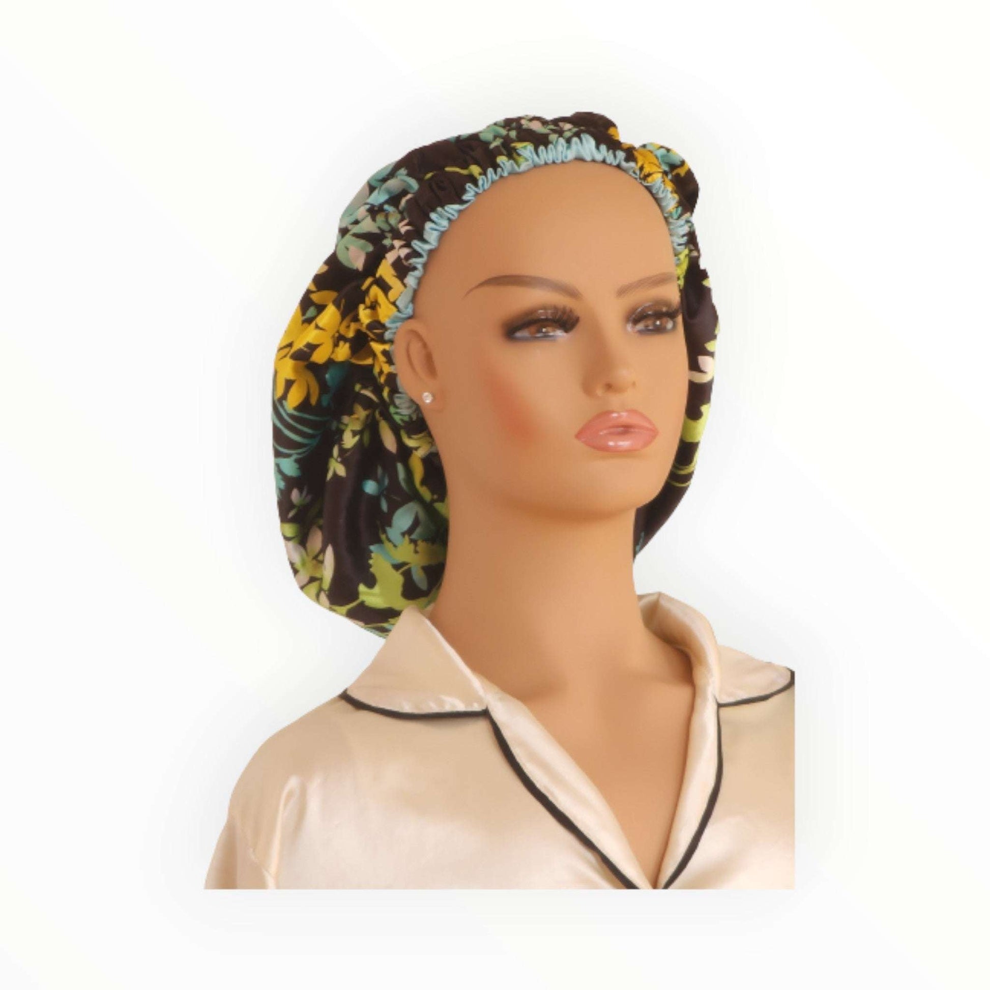 Luxe Handmade Reversible Satin Bonnet - Couronne Par Elle