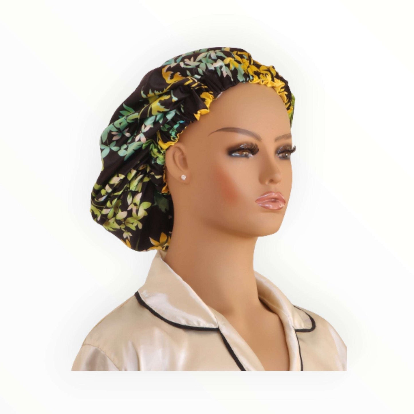 Luxe Handmade Reversible Satin Bonnet - Couronne Par Elle
