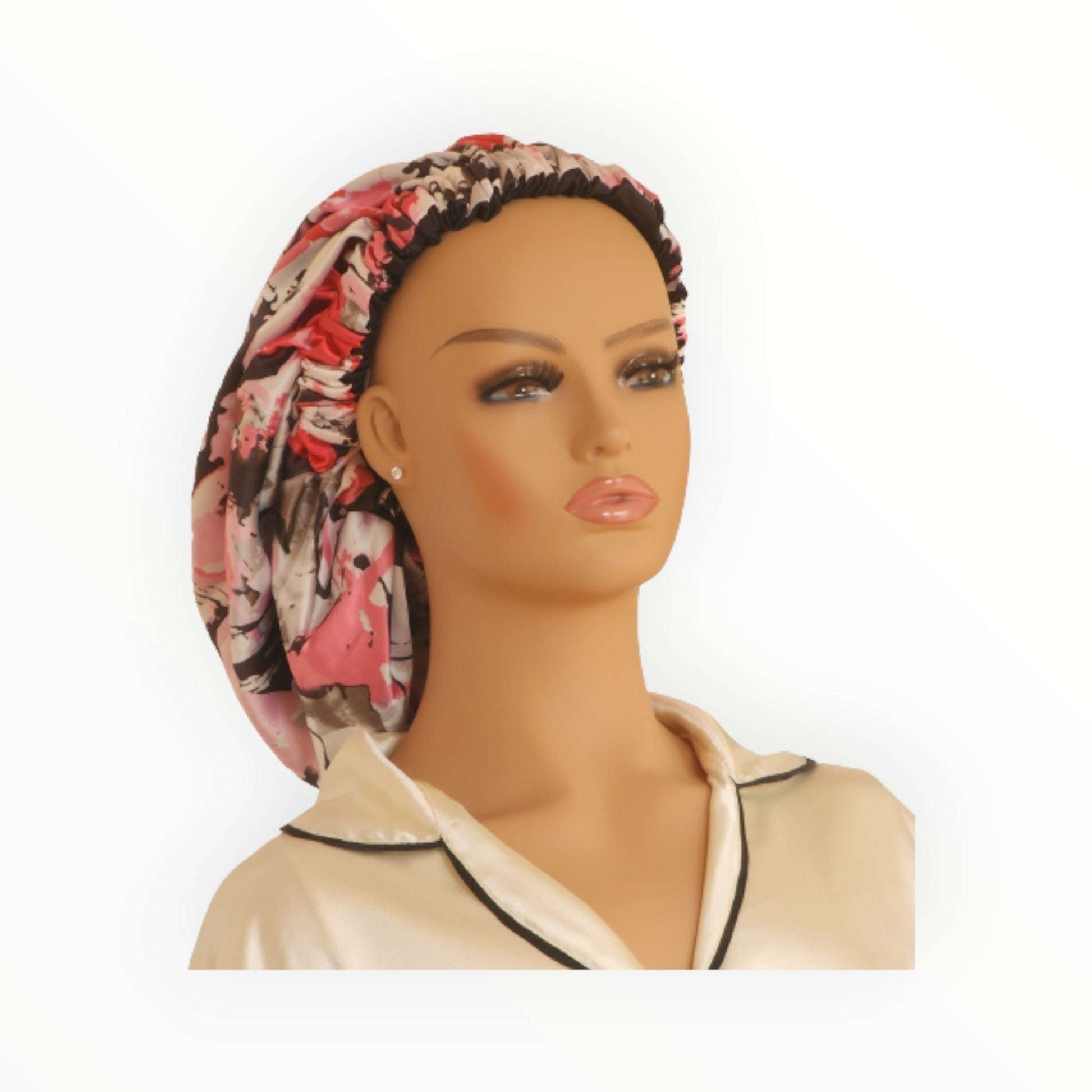 Luxe Handmade Reversible Satin Bonnet - Couronne Par Elle