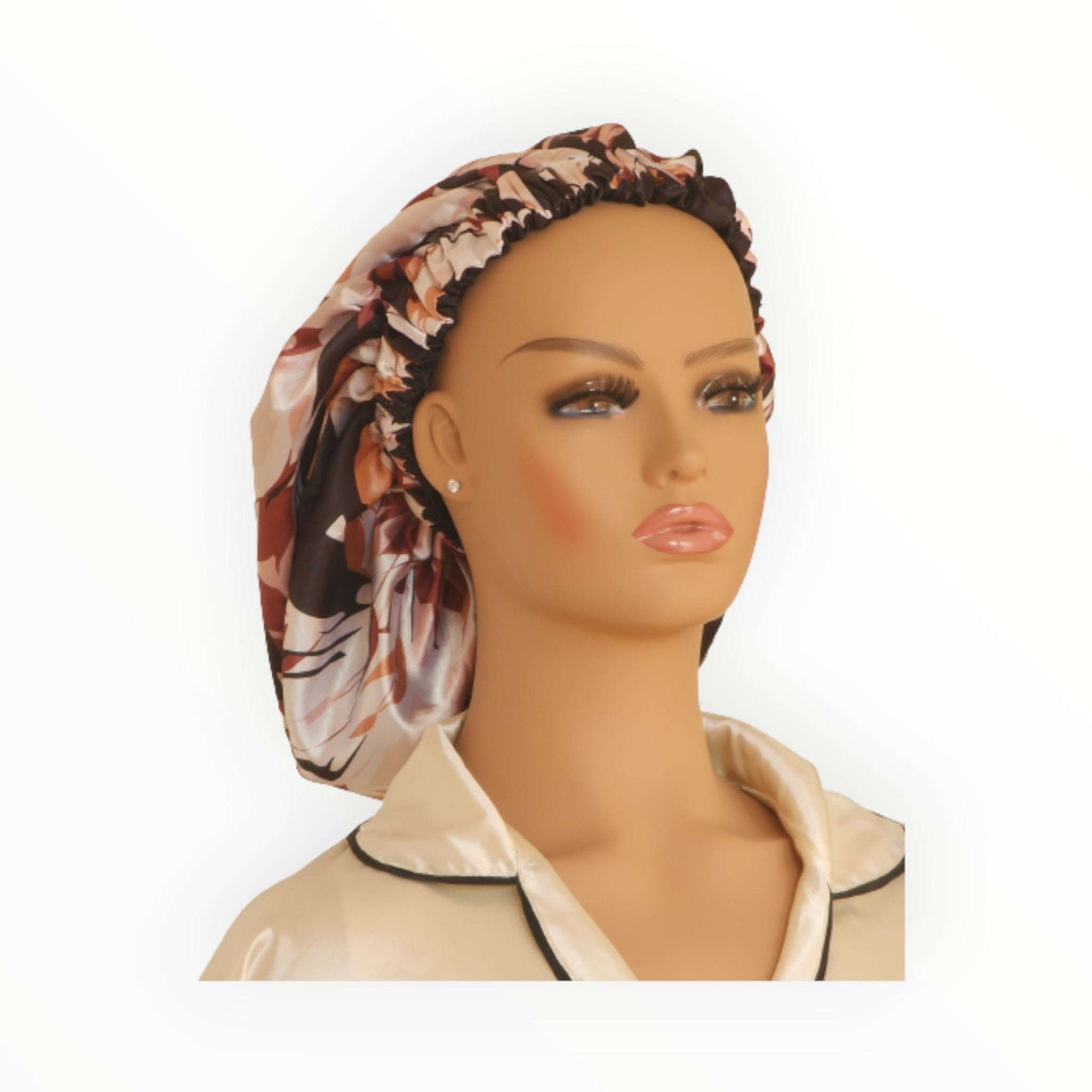 Luxe Handmade Reversible Satin Bonnet - Couronne Par Elle