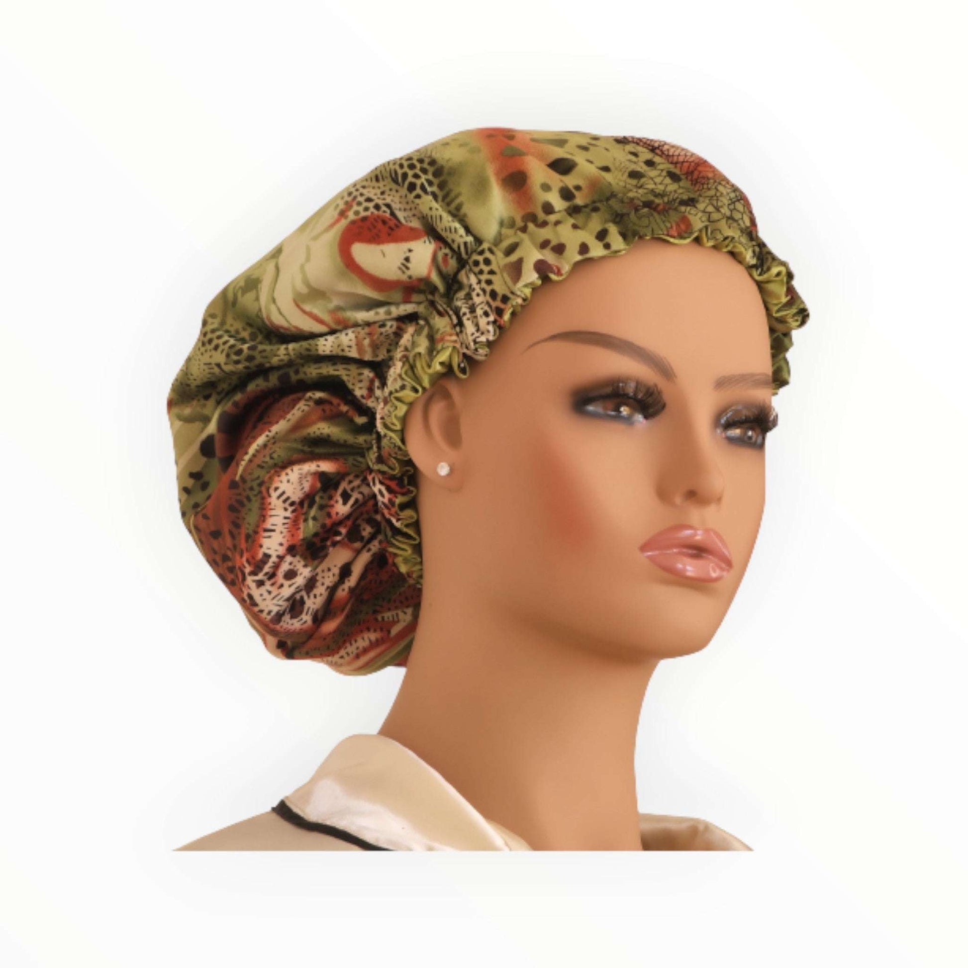 Luxe Handmade Reversible Satin Bonnet - Couronne Par Elle