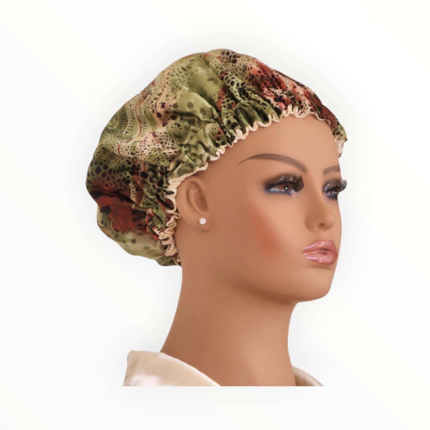 Luxe Handmade Reversible Satin Bonnet - Couronne Par Elle