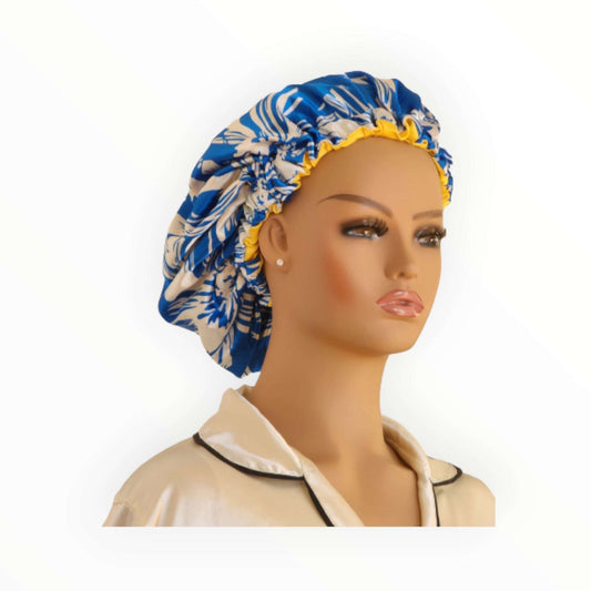 Luxe Handmade Reversible Satin Bonnet - Couronne Par Elle