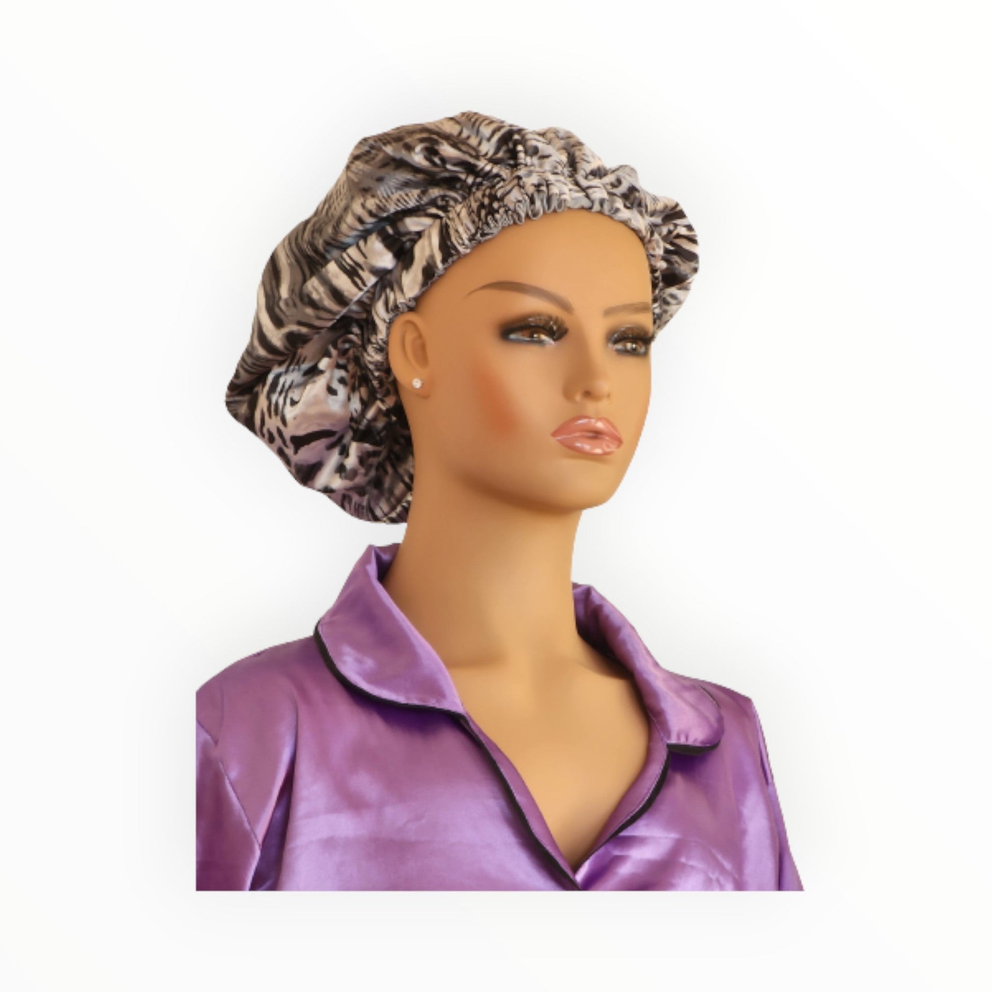 Luxe Handmade Reversible Satin Bonnet - Couronne Par Elle