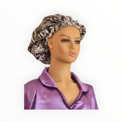 Luxe Handmade Reversible Satin Bonnet - Couronne Par Elle
