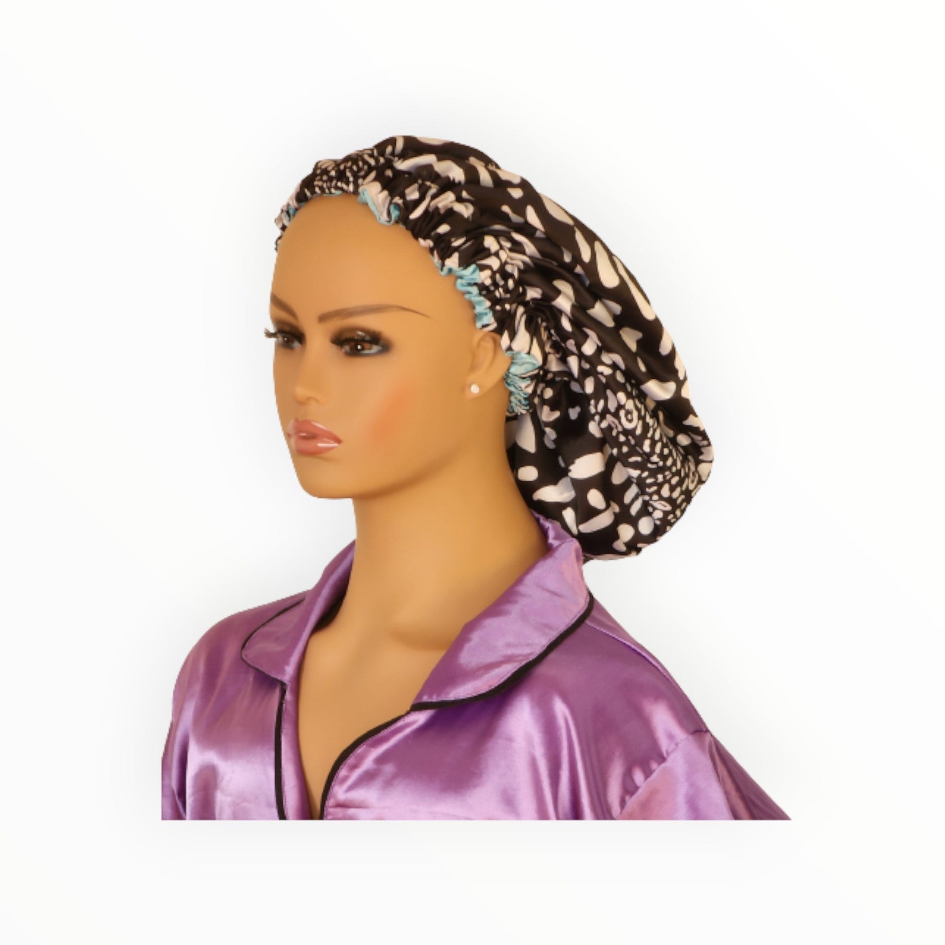 Luxe Handmade Reversible Satin Bonnet - Couronne Par Elle