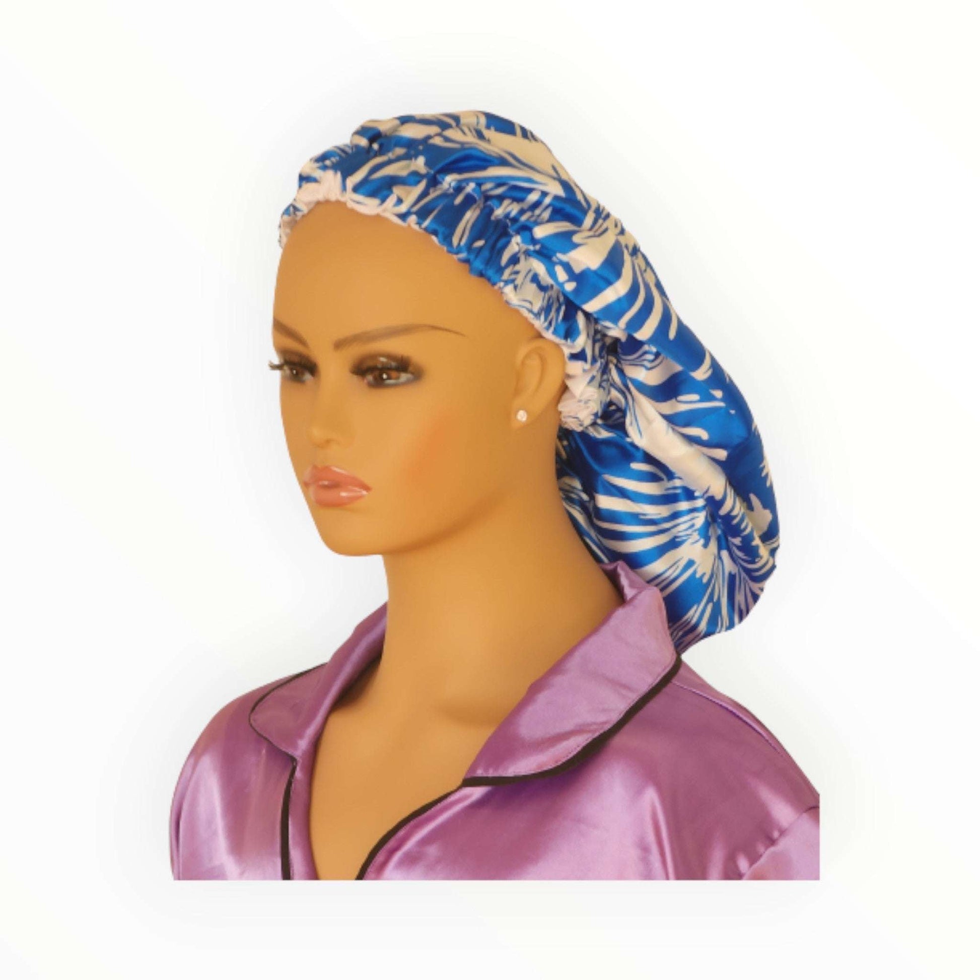 Luxe Handmade Reversible Satin Bonnet - Couronne Par Elle