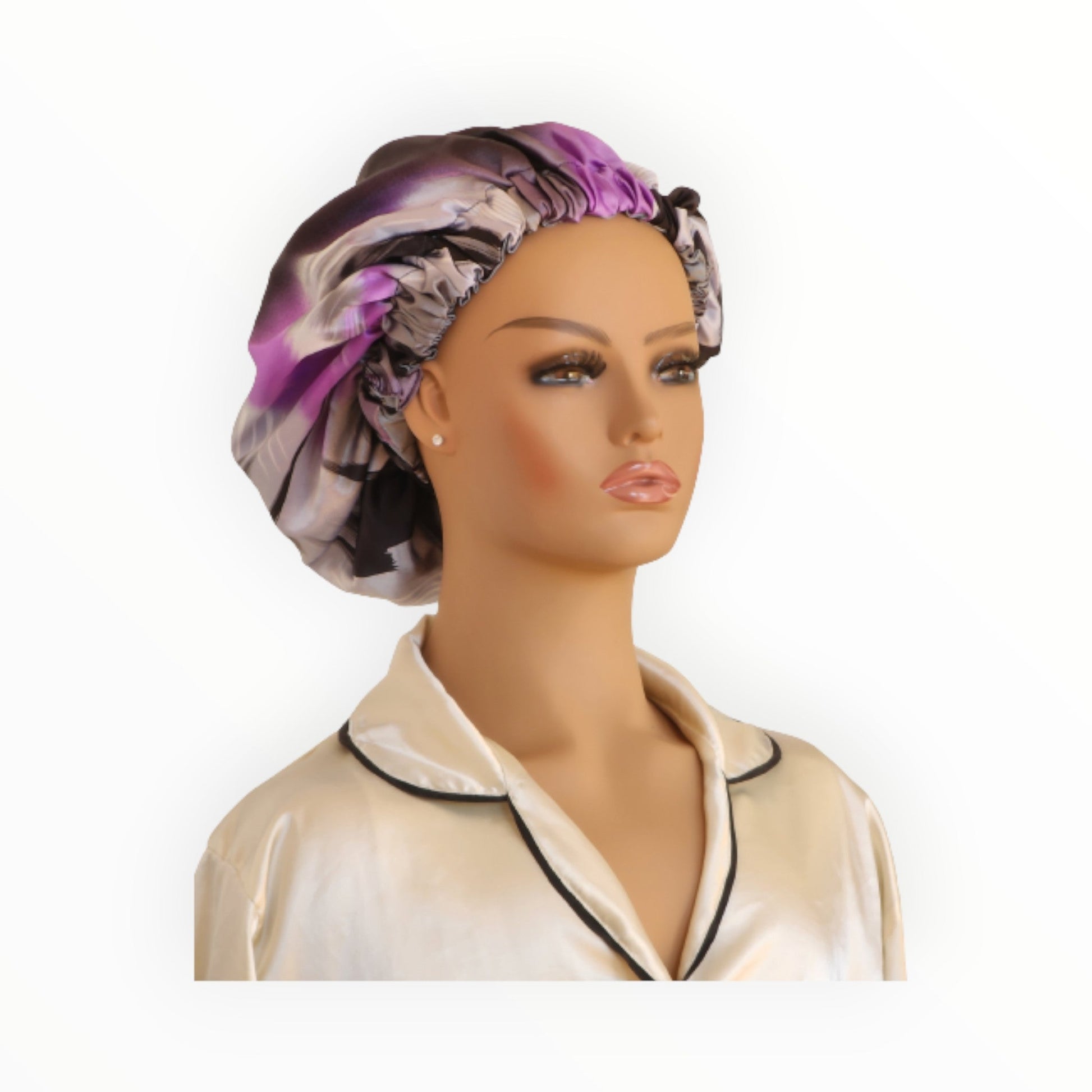 Luxe Handmade Reversible Satin Bonnet - Couronne Par Elle