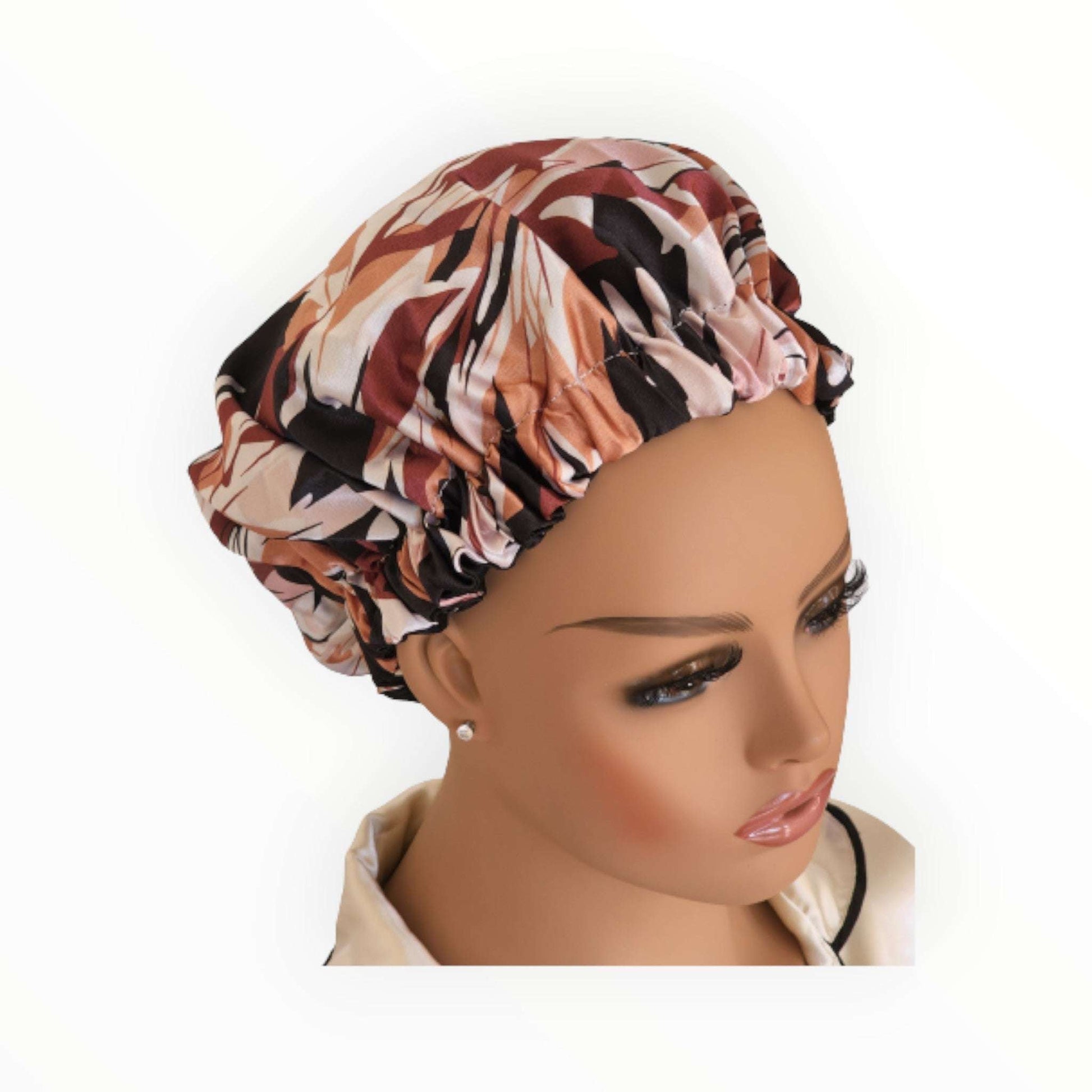 Luxe Handmade Reversible Satin Bonnet - Couronne Par Elle