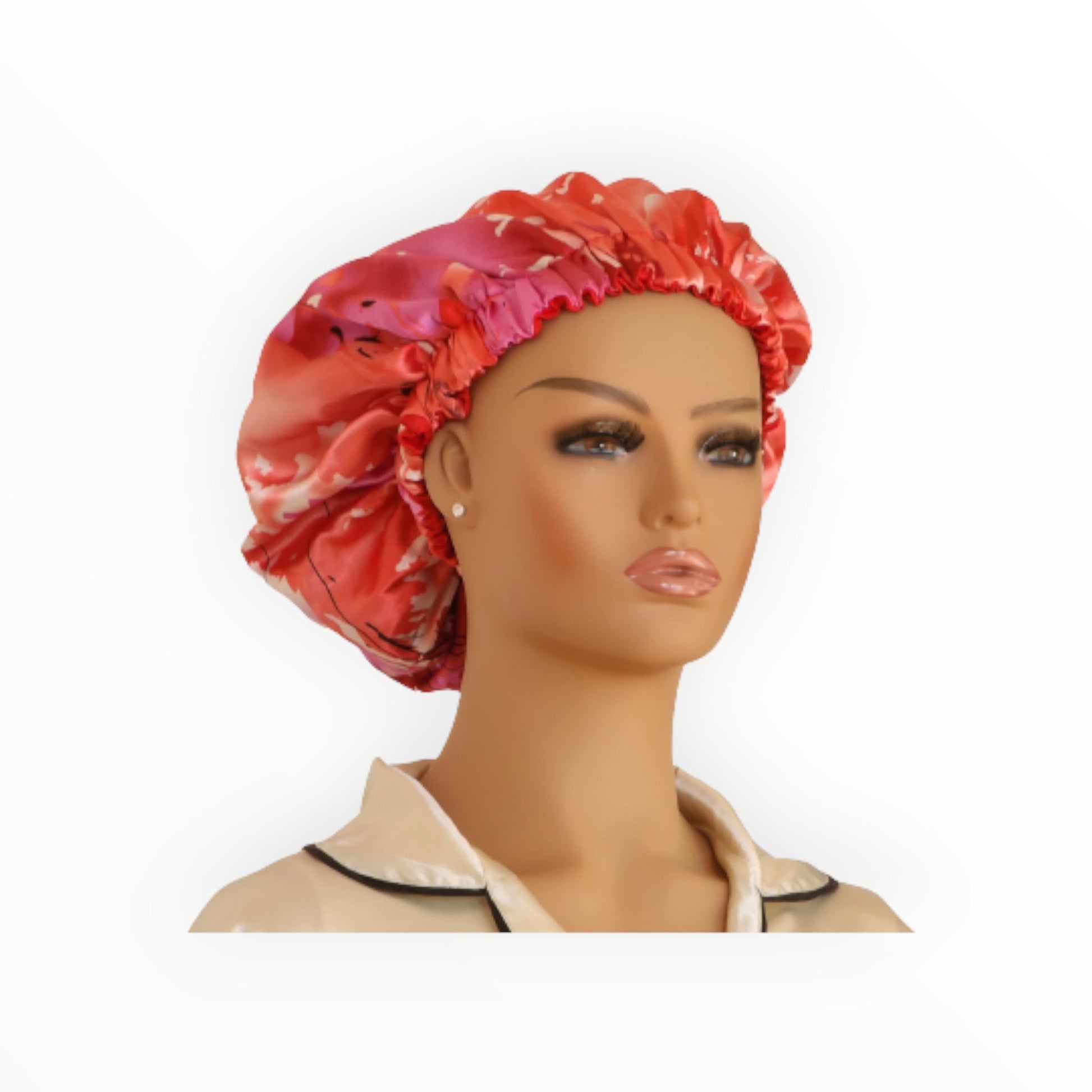 Luxe Handmade Reversible Satin Bonnet - Couronne Par Elle
