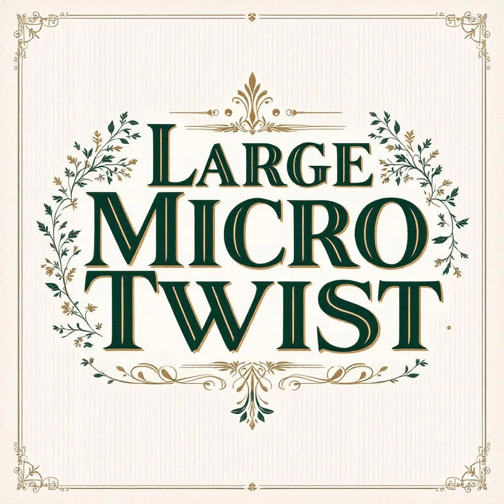 Micro - Twist Installation (Size: Large) 7h - Couronne Par Elle