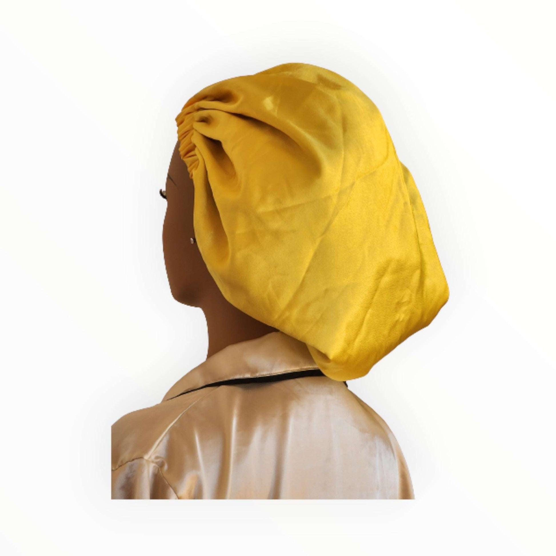 Reversible Satin Bonnet for Locs, Curls & Natural Hair - Couronne Par Elle