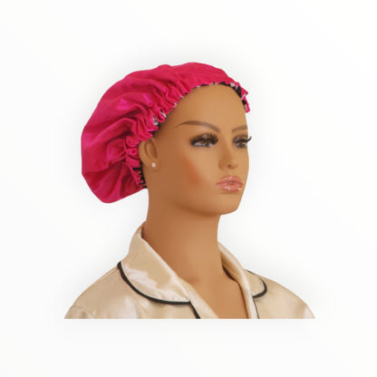 Reversible Satin Bonnet for Locs, Curls & Natural Hair - Couronne Par Elle