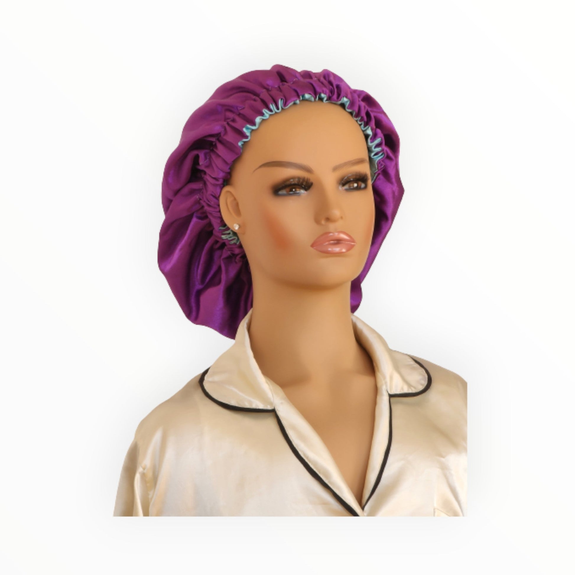Reversible Satin Bonnet for Locs, Curls & Natural Hair - Couronne Par Elle