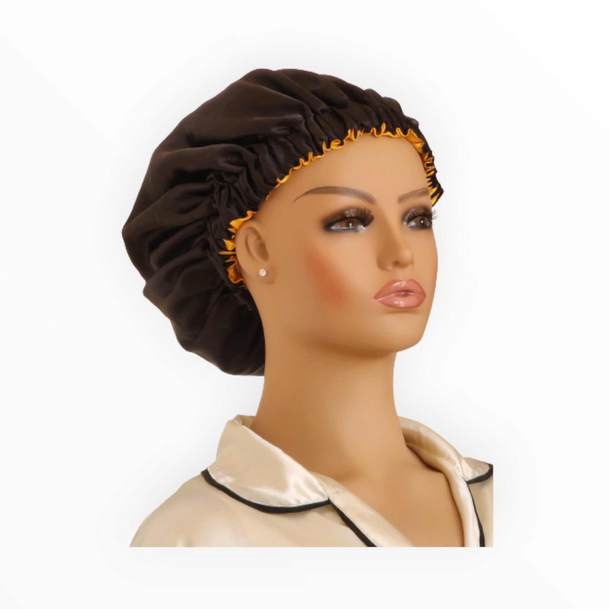 Reversible Satin Bonnet for Locs, Curls & Natural Hair - Couronne Par Elle