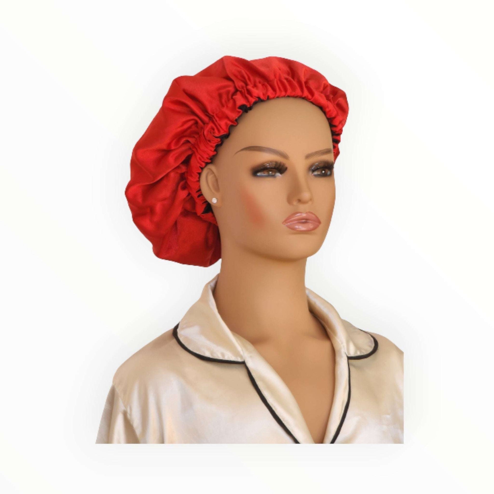Reversible Satin Bonnet for Locs, Curls & Natural Hair - Couronne Par Elle