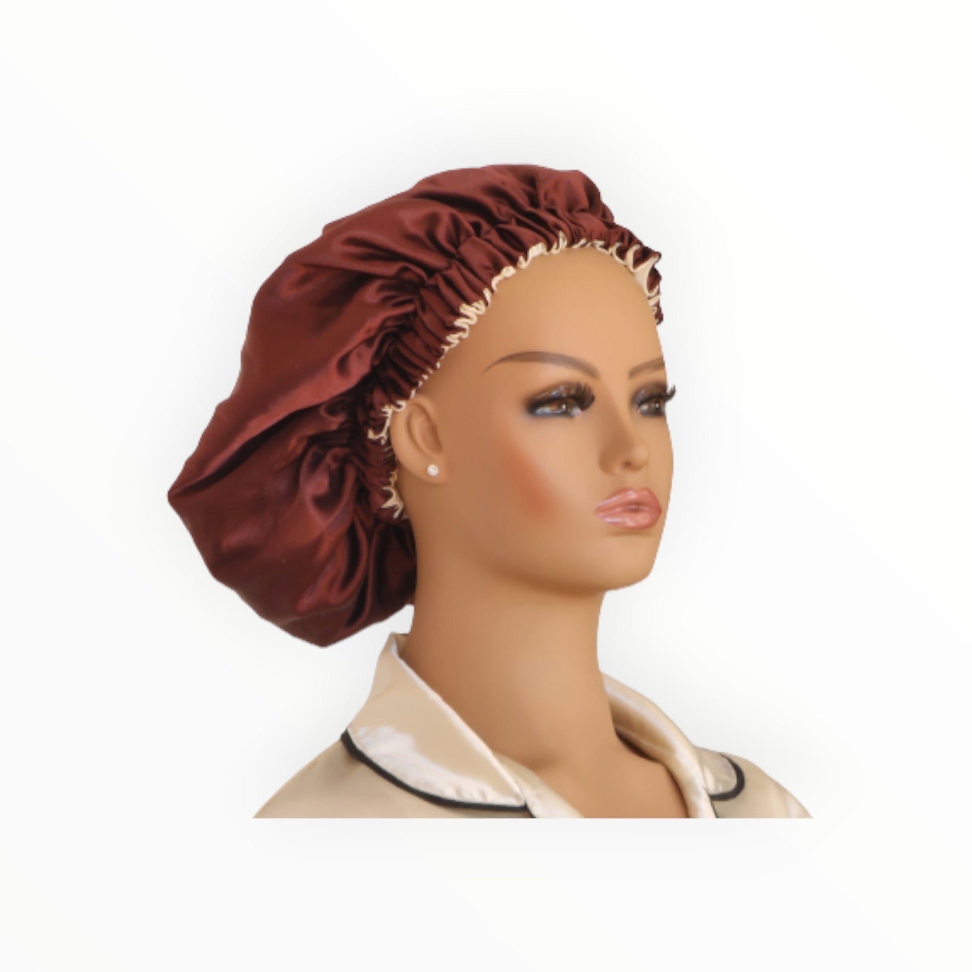 Reversible Satin Bonnet for Locs, Curls & Natural Hair - Couronne Par Elle