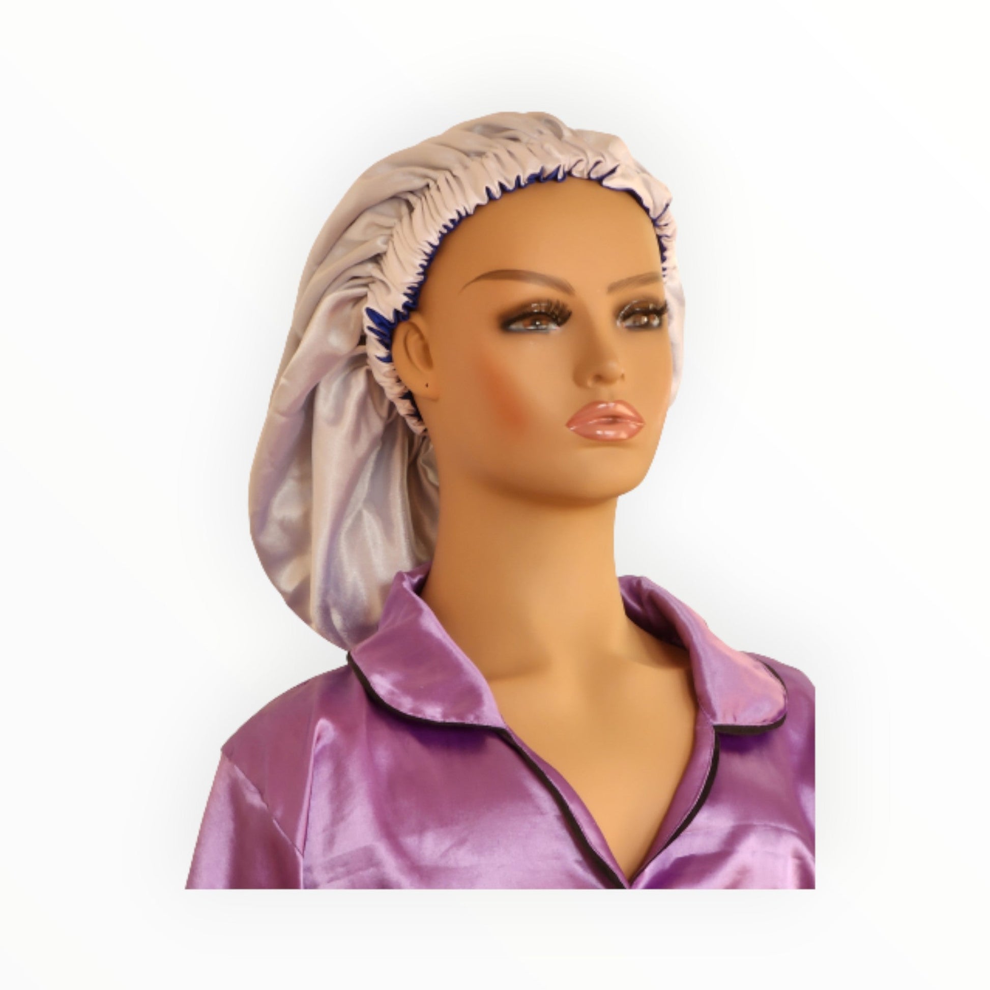 Reversible Satin Bonnet for Locs, Curls & Natural Hair - Couronne Par Elle
