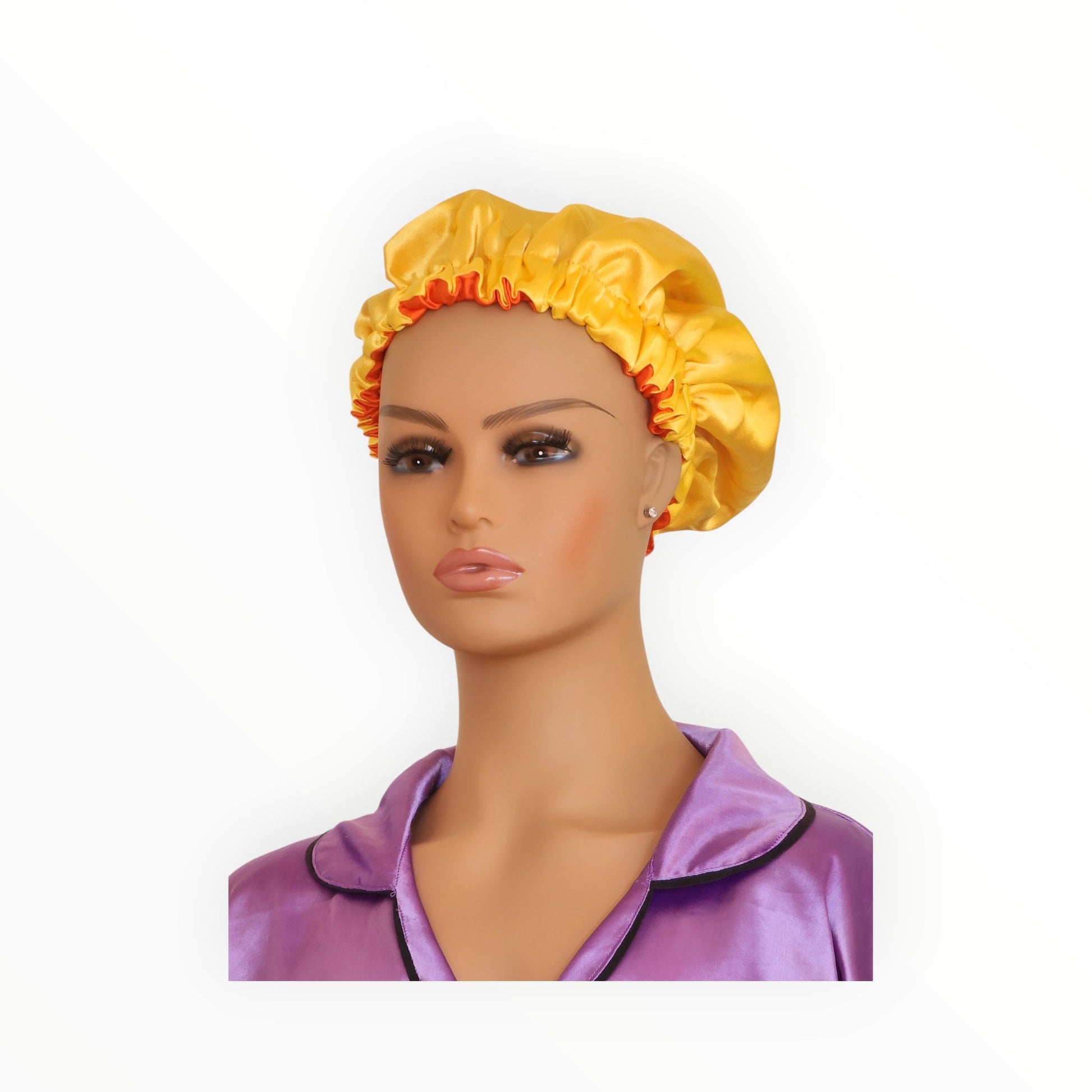 Reversible Satin Bonnet for Locs, Curls & Natural Hair - Couronne Par Elle