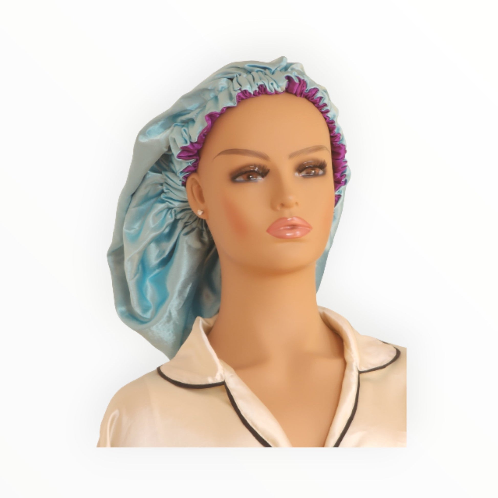 Reversible Satin Bonnet for Locs, Curls & Natural Hair - Couronne Par Elle