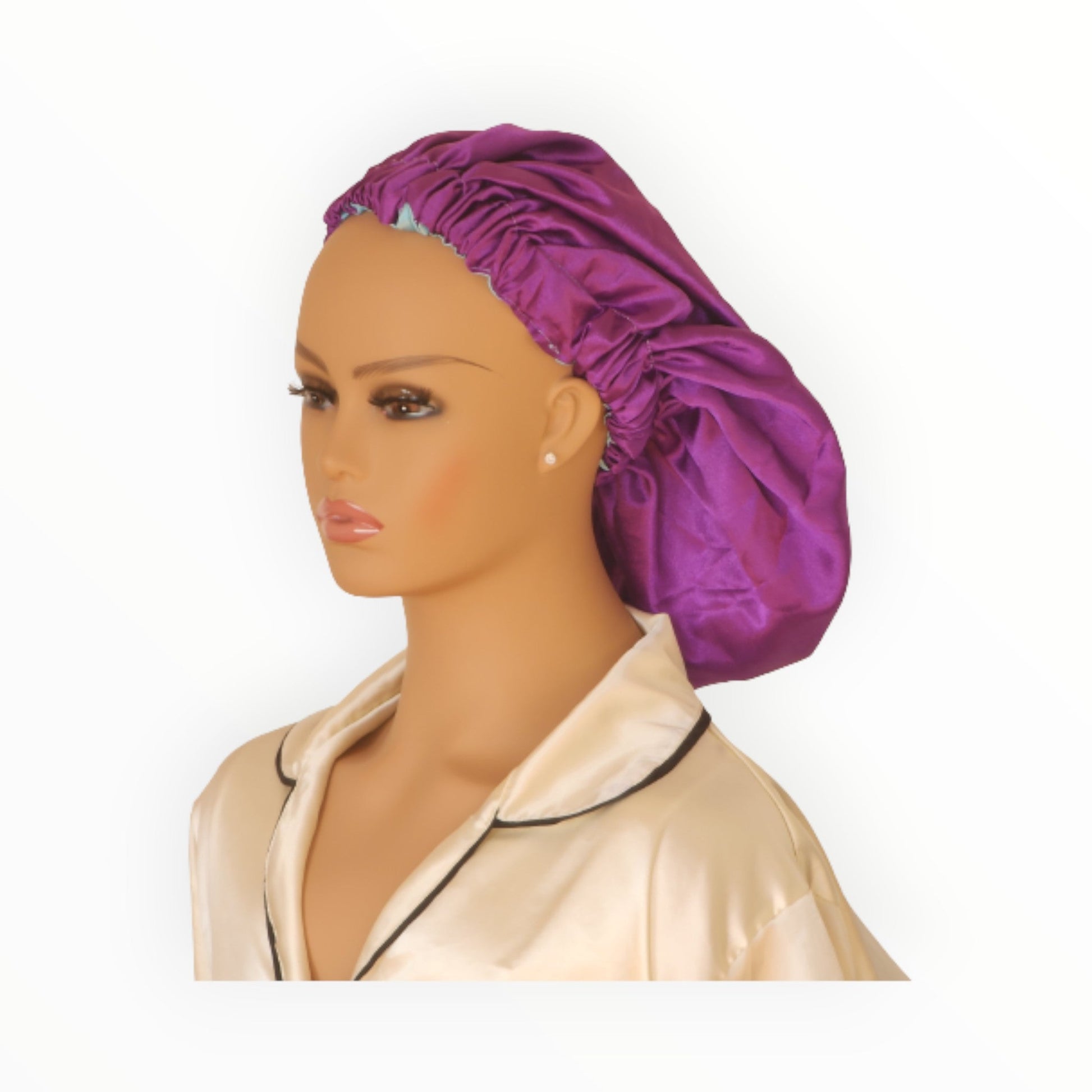 Reversible Satin Bonnet for Locs, Curls & Natural Hair - Couronne Par Elle