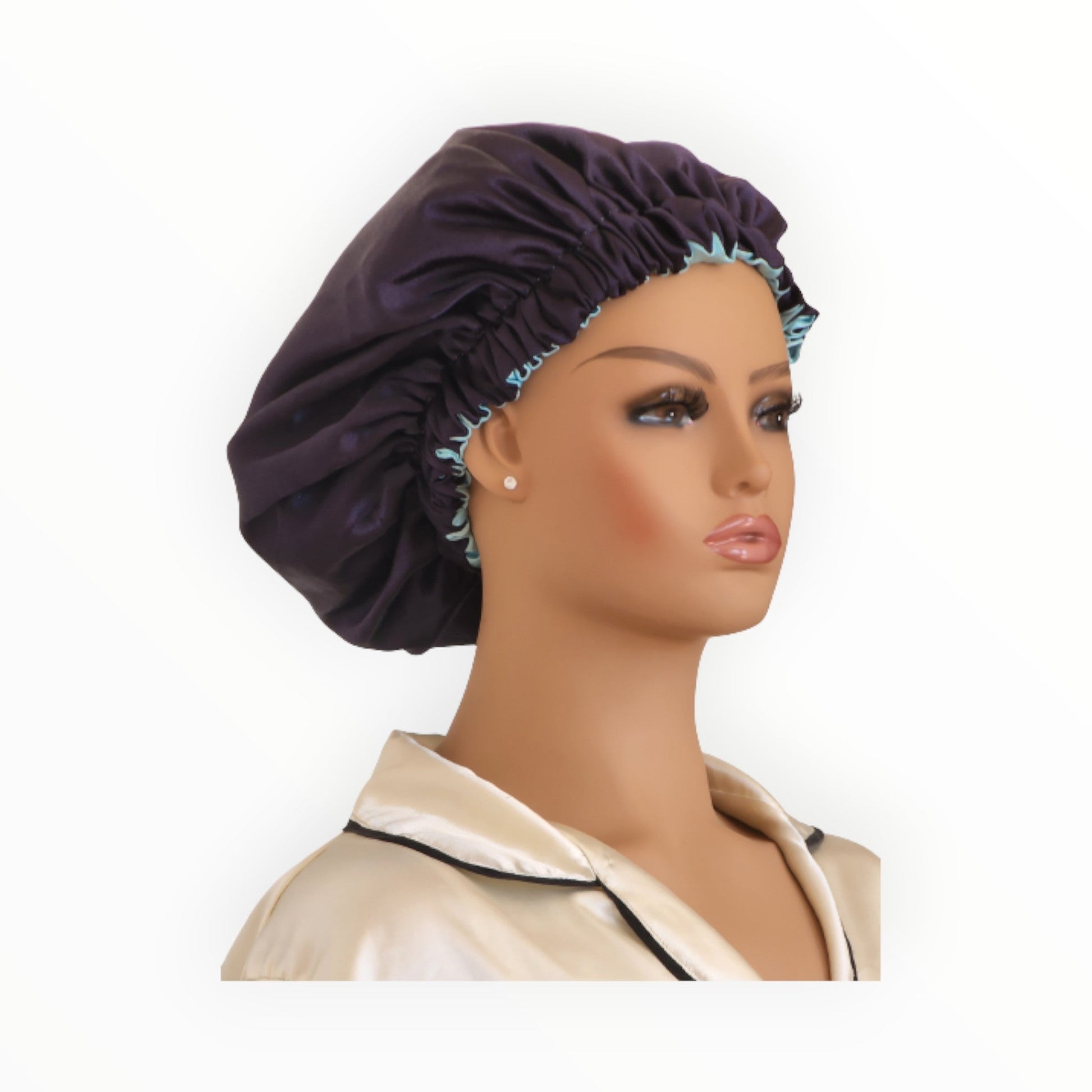 Reversible Satin Bonnet for Locs, Curls & Natural Hair - Couronne Par Elle