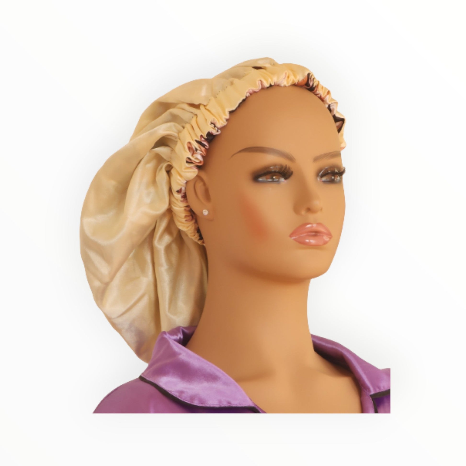 Reversible Satin Bonnet for Locs, Curls & Natural Hair - Couronne Par Elle