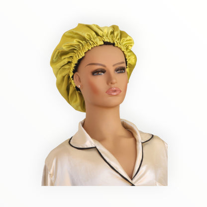 Reversible Satin Bonnet for Locs, Curls & Natural Hair - Couronne Par Elle