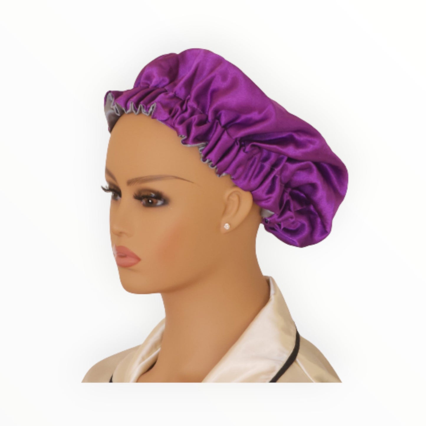 Reversible Satin Bonnet for Locs, Curls & Natural Hair - Couronne Par Elle