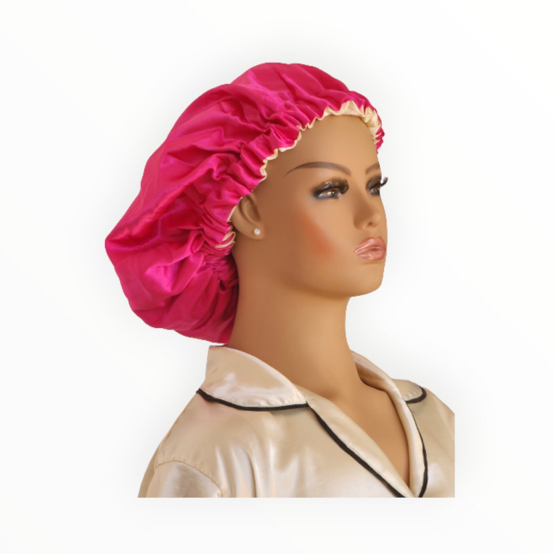Reversible Satin Bonnet for Locs, Curls & Natural Hair - Couronne Par Elle