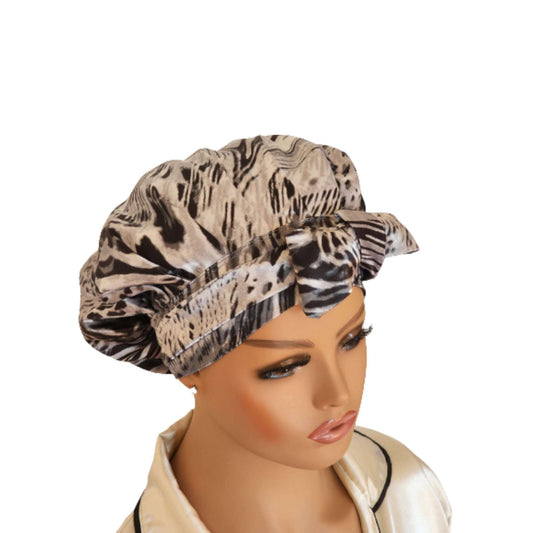 Satin Reversible Tie bonnet | Adjustable Non Slip Satin Bonnet Tie Edge Wrap| Multiple Colors Available - Couronne Par Elle