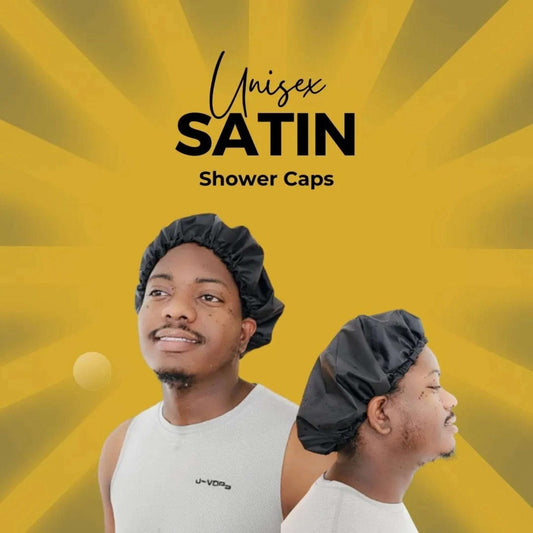 Satin Shower Cap - Waterproof Hair Protection | Couronne Par Elle - Couronne Par Elle
